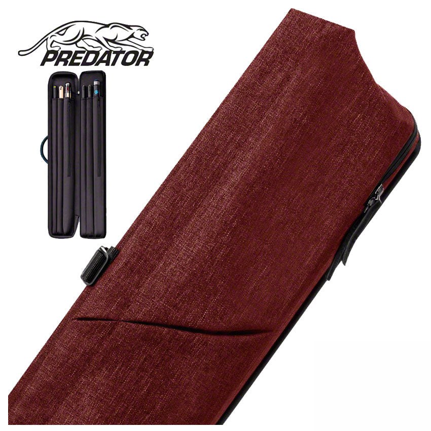 Predator Urbain Red Butterfly Style 2x4 Soft Pool Cue Case - PREU2X4RDS