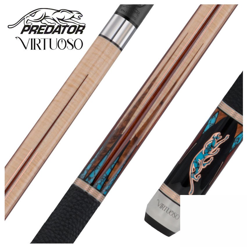 Predator Virtuoso Series Turquoise Pool Cue - Uni-Loc