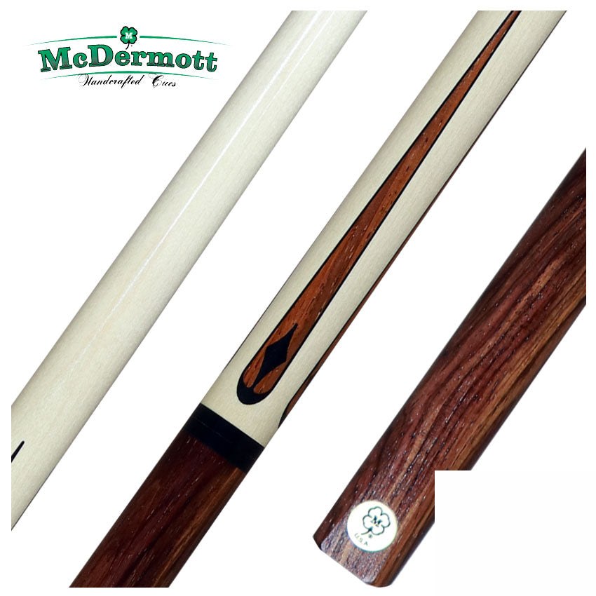 McDermott Cocobolo Handle Points with Maple Shaft Snooker Cue - SN503