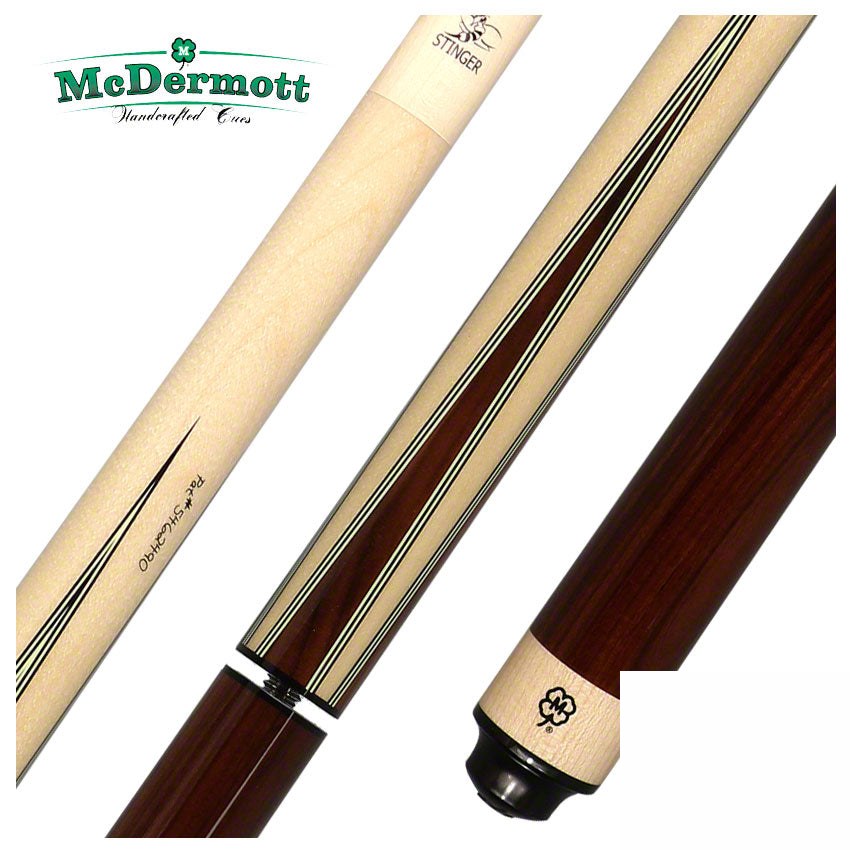 McDermott Stinger Maple with Rosewood Points No Wrap Break/Jump Cue - NG01