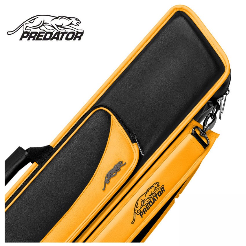 Predator Roadline Black/Yellow 4x8 Soft Pool Cue Case - C48BLKYELS
